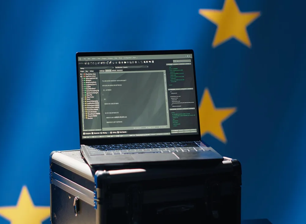 A digital shield illustrating GDPR compliance for AI-driven websites in the Irish market.