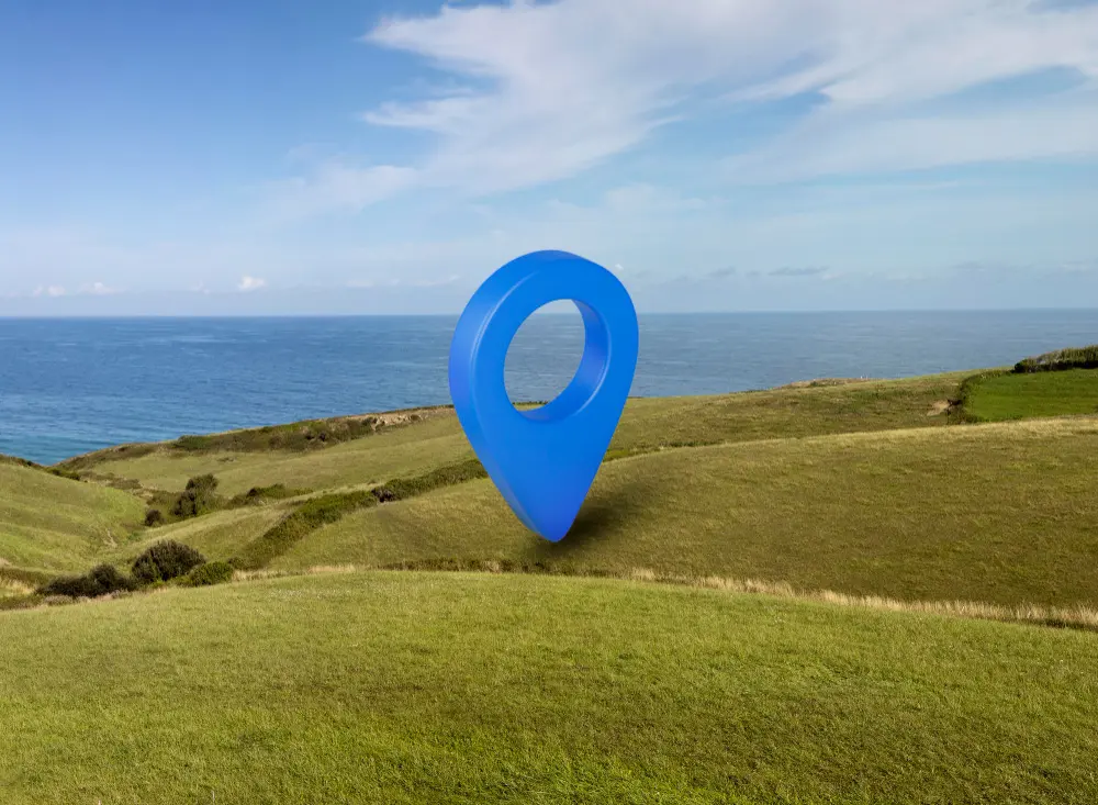 A map of Ireland with local business pins showing #1 rankings in Google Maps for professional services.